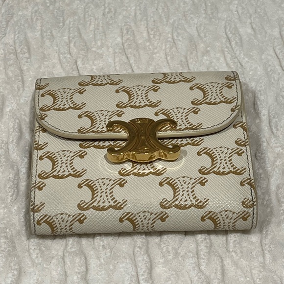 Celine Triomphe Tri-fold wallet - New - Picture 2 of 9